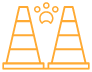 Icon von einem Parcour
